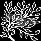 Hobbysjabloon - Template 30,5x30,5cm 30x30cm solemn branch