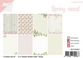 Joy! Crafts Papierset - Design - Spring mood A4 -12 vel - 3x4 designs dubbelzijdig geprint - 20