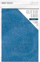 Tonic Studios glitter karton - Cobalt Blue A4 5 vl 9953E