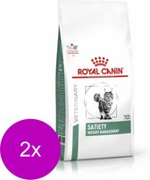 Royal Canin Veterinary Diet Satiety Weight Management - Kattenvoer - 2 x 6 kg