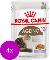 Royal Canin Aging +12 In Jelly - Nourriture pour Nourriture pour chat - 4 x 12x85 g