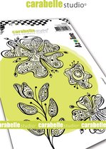 Carabelle Studio Cling stamp - A6 fleurs succulentes