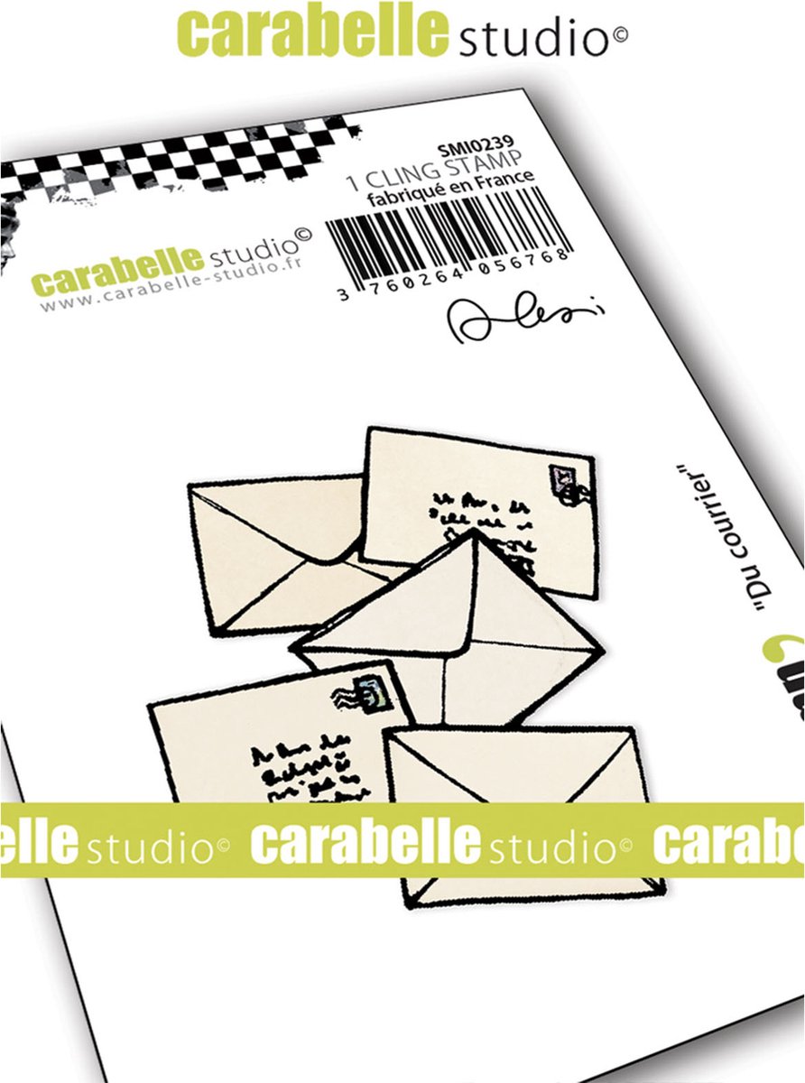 Carabelle Studio • Cling stamp du courrier