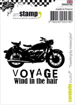 Carabelle Studio Stempel - traveling by motorcycle