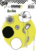 Carabelle Studio -cling stamp A6 coquelicots par azoline