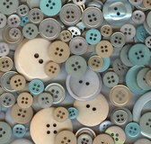 Buttons Galore Bonanza 1-2,5cm 200-300x ocean tide