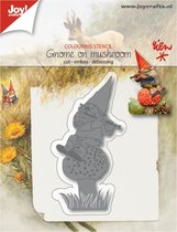 Joy!Crafts Stencil - Stans-embos-debosmal Kabouter paddenstoel