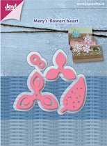 Joy!Crafts Stencil - Snij- embosstencil - Mery's Bloemen hart