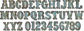 Sizzix Bigz XL Alphabet Die Vintage ontworpen door Tim Holtz