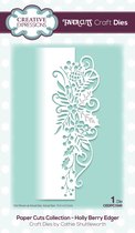 Paper Cuts Stansen - holly berry Edger - 0x0cm craft