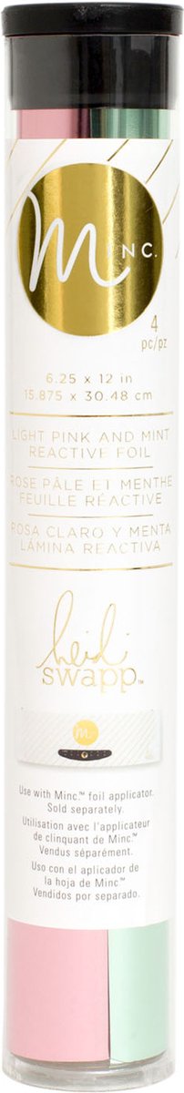 Minc Reactive Foil Combo Pack - Mint en Light Pink - Hitte folie