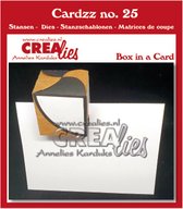 Cardzz Stansen - Nr.25 Doosje in een kaart - 3 stuks