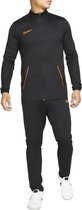 Nike Dri-FIT Academy 21 Trainingspak - Maat XL  - Mannen - zwart/oranje