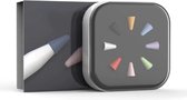 Pencise - Étui à crayons pour Apple Pencil 1/2 - Pointes de stylo en silicone - 8 pièces - Mélange de couleurs