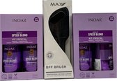 2 X Inoar Speed Blonde zilver shampoo en conditioner ( 2 x 250 ML ) GRATIS MAX PRO BFF BRUSH