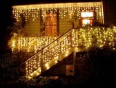Happyment® Ijspegel verlichting buiten & binnen - Ijspegelverlichting - Lichtgordijn - Kerstverlichting gordijn - 300 LED - 10 meter