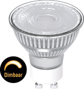 Proventa® GU10 LED Lamp dimbaar - 4W vervangt 50W - Warm wit licht - 1 x Spot