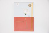 Pepa Lani dated diary 2022 A4 White flower