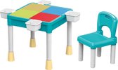 Eco Toys Multicolor Multifunctioneel Speeltafeltje met Stoeltje HC495729