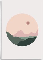 Roseah Studio - Landschap Poster - Boho - Minimalistisch