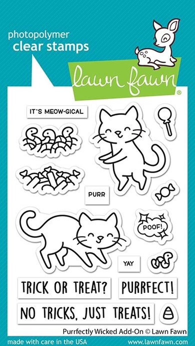 Purrfectly Wicked Add-On Clear Stamps (LF2666)