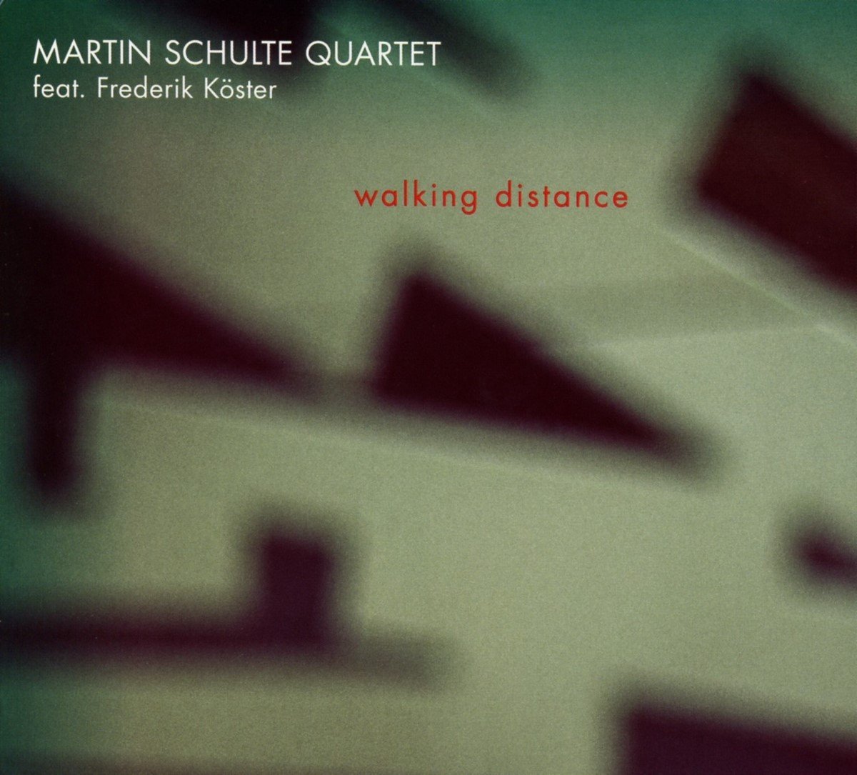 Martin Schulte Quartet feat. Frederik Köster - Walking Distance (CD)