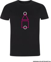T-shirt | Squid Games Squid - Heren, XXL