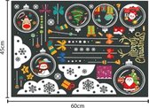 Kerstmis Kerst versiering raam deur muursticker