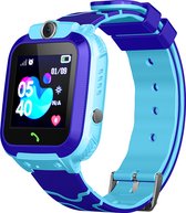Smartwatch-Trends Q12B - Smartwatch Kinderen - Videobellen - Geolocatie - Blauw