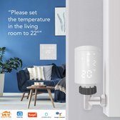 Wifi Radiatorknop - Slimme radiatorknop -ZigBee - Touchscreen - Smartlife App - Alexa google .
