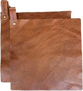 Xapron Leren Pannenlappen New York kleur Cognac