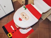 Kerstman toilet set |Wc bril hoes Kerstman | Kerstmis toilet set