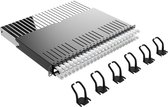 PATCHBOX 365 Frame, incl. 24 cassettes, Cat6a/Ea, UTP Wit, 0.8m, 8HE bereik