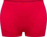 RJ Bodywear Pure Color dames short extra hoog - donkerrood - Maat: 3XL