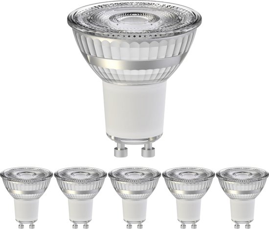 Proventa GU10 LED Lampje Reflector - 3W vervangt 35W - Warm wit licht - 5 x Spot