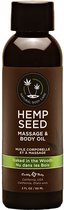 Naked in the Woods Massage Oil with White Tea and Ginger Scent - - Massage Oils