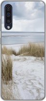Convient pour coque Samsung Galaxy A50 - Mer du Nord - Dunes - Water - Coque de téléphone en Siliconen