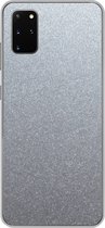 Geschikt voor Samsung Galaxy S20 Plus hoesje - Metaal print - Aluminium - Stippen - Siliconen Telefoonhoesje