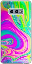 Coque Samsung Galaxy S10e - Formes - Couleur - Art - Psychédélique - Coque en Siliconen