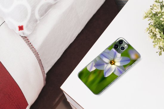 Coque iPhone 11 Pro Max - Fleurs - Jardin - Violet - Coque de téléphone en Siliconen