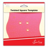 6.5" Twisted Square Template Sew Easy Quilt Sjabloon