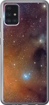 Geschikt voor Samsung Galaxy A52 5G hoesje - Universum - Sterren - Kleuren - Jongens - Meisjes - Kinderen - Siliconen Telefoonhoesje