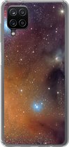 Geschikt voor Samsung Galaxy A12 hoesje - Universum - Sterren - Kleuren - Jongens - Meisjes - Kinderen - Siliconen Telefoonhoesje
