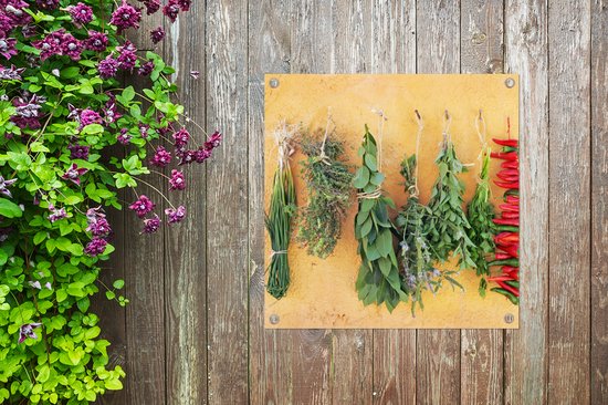 Serviette de jardin Herbes méditerranéennes - 100x100 cm