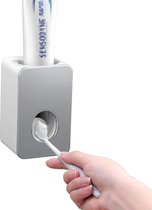 Tandpasta Dispenser Automatisch - Tandborstelhouder - Tandpasta - Waterdicht - (Grijs)