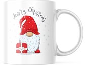 Kerst Mok: merry christmas kabouter | Kerst Decoratie | Kerst Versiering | Grappige Cadeaus | Koffiemok | Koffiebeker | Theemok | Theebeker