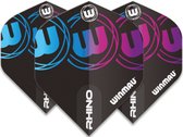 Winmau Rhino Logo Zwart, Grijs en Blauw dartvluchten
