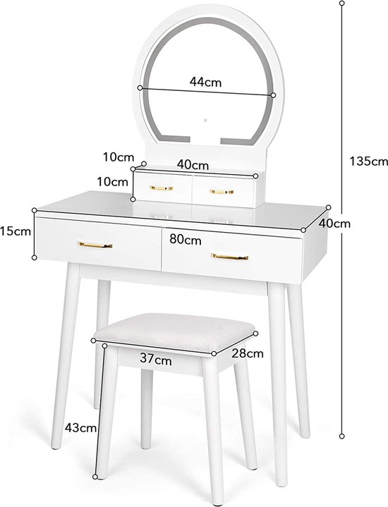 Make-uptafel