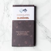2 stuks Exclusieve Chocolat Bar Melk Chocola en Koffie - Handgemaakt in Schotland