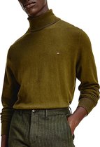 Tommy Hilfiger Pima Trui - Mannen - army groen